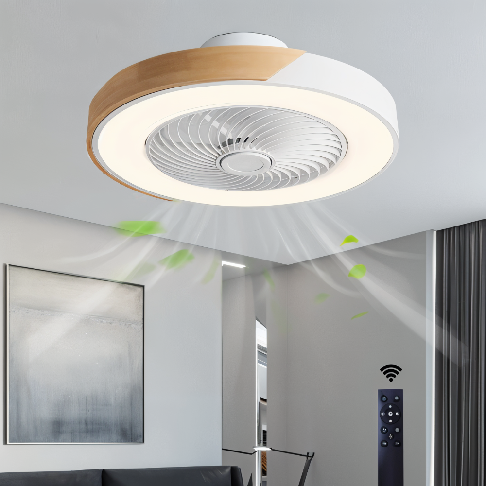 AeroLuma – Smart Takfläkt med LED-belysning och Tyst Drift