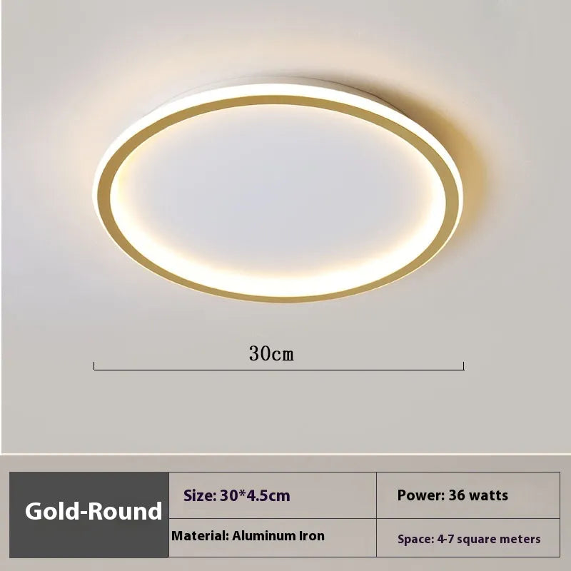 LumoSphere – Dimbar Rund LED-Taklampa i Metall & Glas