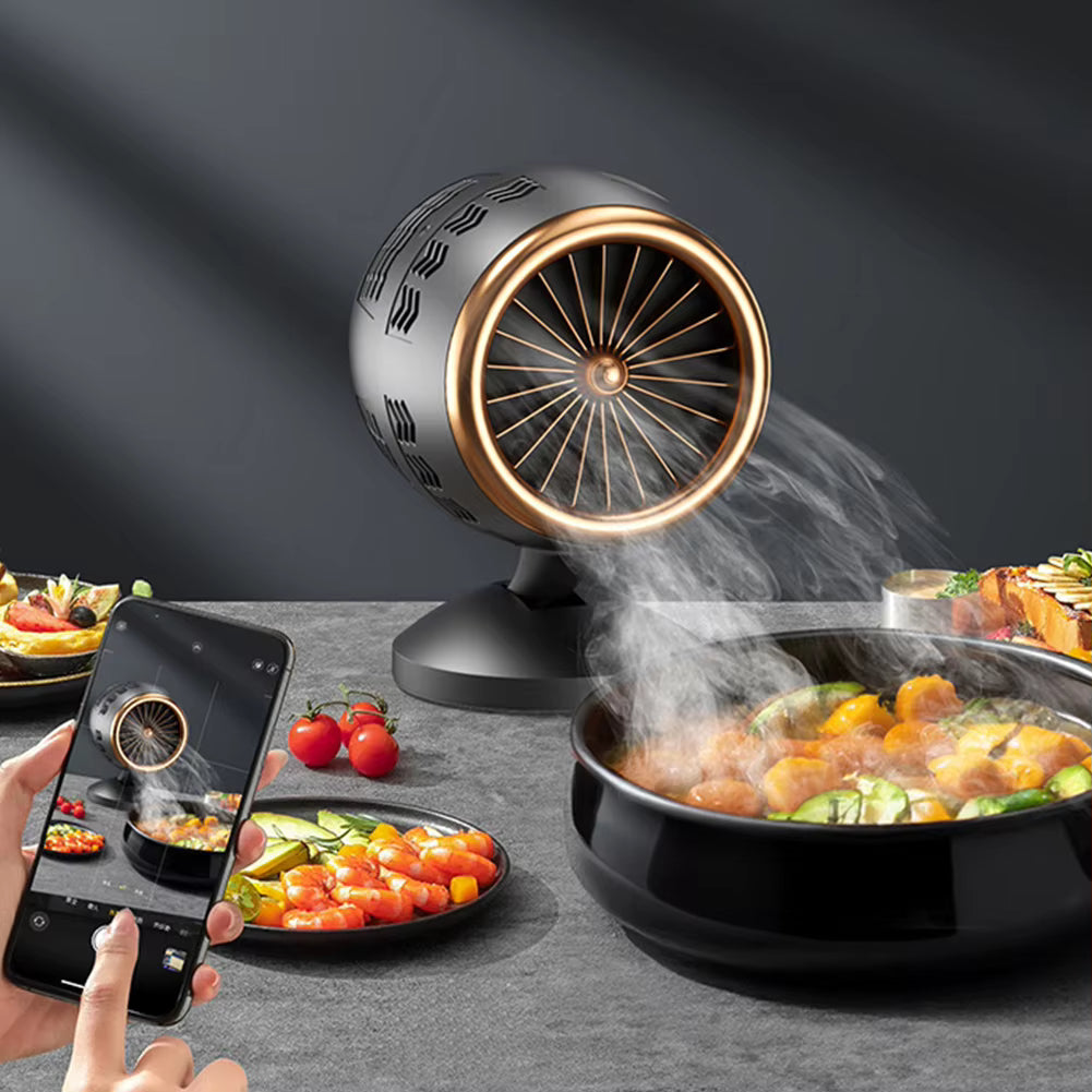 Bärbar rökutsugsfläkt med USB och 3 hastigheter