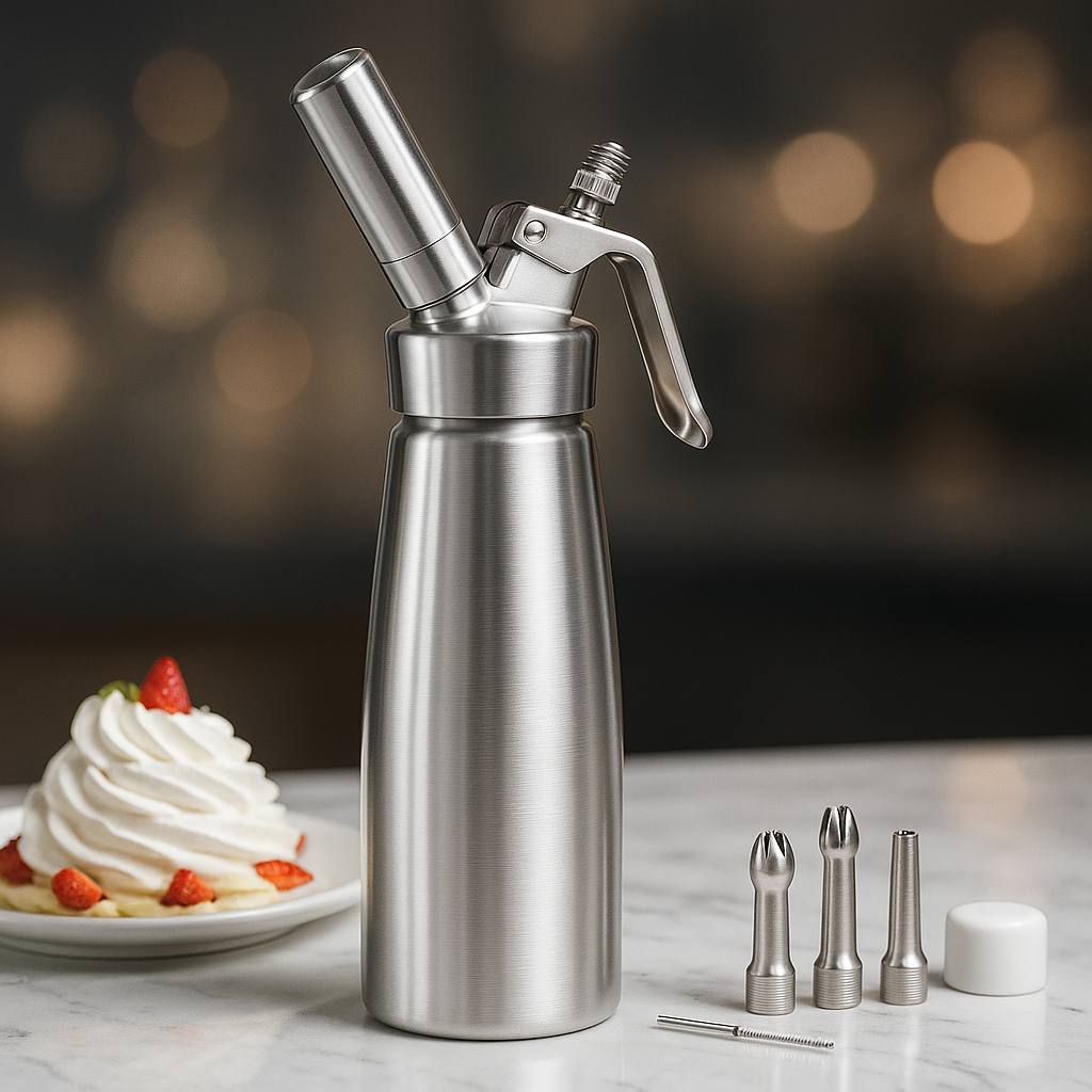 AluWhip – Professionell Gräddsifon i Aluminium 500 ml