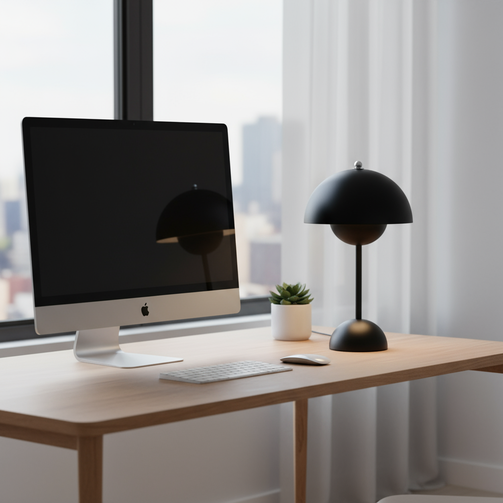 Le Refuge – Dimbar Trådlös Bordslampa med Elegant Blomkruksdesign