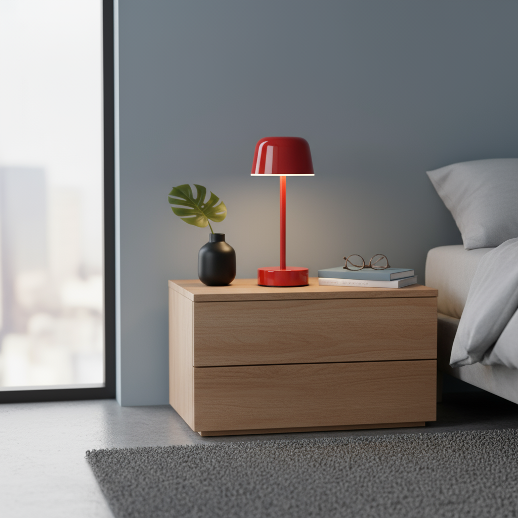 LumoSphere – Trådlös uppladdningsbar bordslampa med dimbara ljuslägen