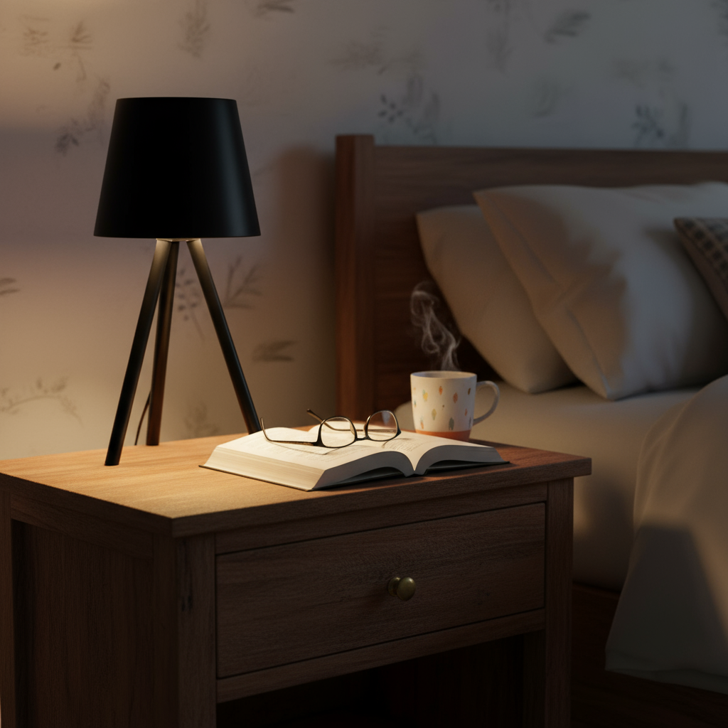 LumoStand – Uppladdningsbar bordslampa på stativ med dimbar touchfunktion